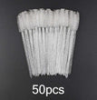 50pcs Disposable Eyebrow brush for Eyelash Extension Mascara Wand Applicator Spoolers Eye Lashes Cosmetic Brushes makeup tools