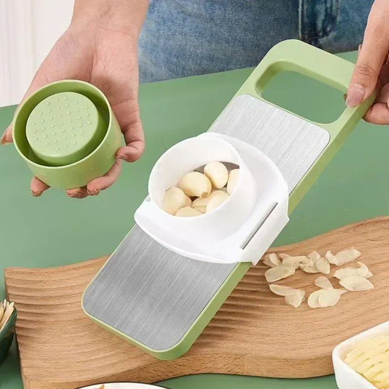 Kitchen Manual Vegetable Slicer Stainless Steel Vegetable Slicer Shredder Cutter Potato Shredders Garlic Carrot Grater Chopper