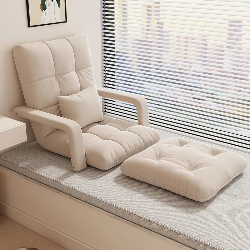 Lazy Sofa Bedroom Bay Window Folding Sofa Bed Can Lie Down and Sit on A Single Sofa Office Rest Sofa Chair