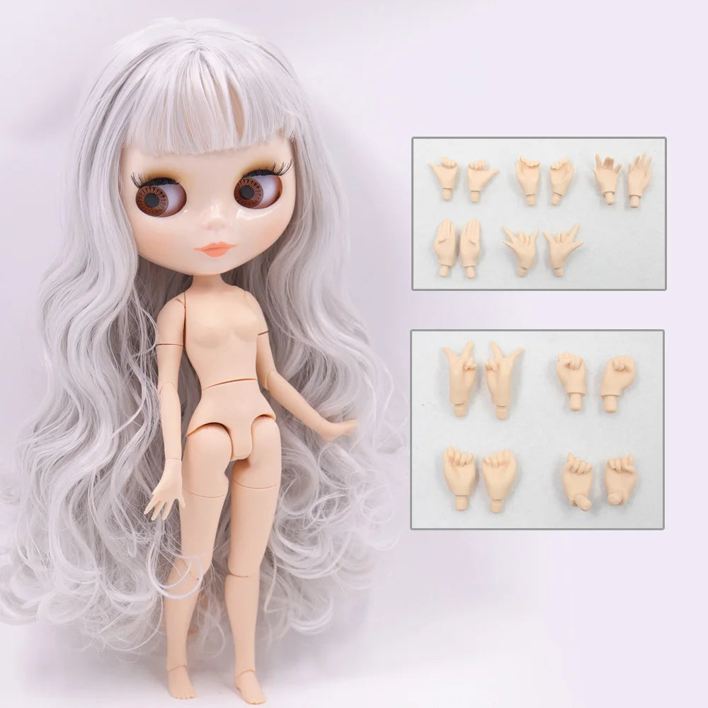 ICY DBS blyth doll 1/6 bjd toy joint body white skin shiny & matte face 30cm on sale special price toy gift anime doll