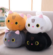 20cm Cute Soft Cat Plush Pillow Sofa Cushion Kawaii Plush Toy Stuffed Cartoon Animal Doll Lovely Gift