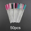 50pcs Disposable Eyebrow brush for Eyelash Extension Mascara Wand Applicator Spoolers Eye Lashes Cosmetic Brushes makeup tools