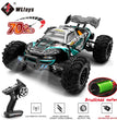 1:16 70KM/H Or 50KM/H 4WD RC Car With LED Remote Control Cars High Speed Drift Monster 4x4 Truck for Kids vs Wltoys 144001 Toys