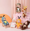 1pcs 13cm Sleep Baby Doll New Fashion Simulation Rebirth Dolls Mini Cute Doll Cartoon Animal Kids Toy for Children Birthday Gift