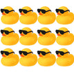 6/12/24pc Bath Duck Toys Yellow Rubber Ducks Squeak & Float Ducky Baby Shower Pool Toy for Toddlers Kids Boys Girls