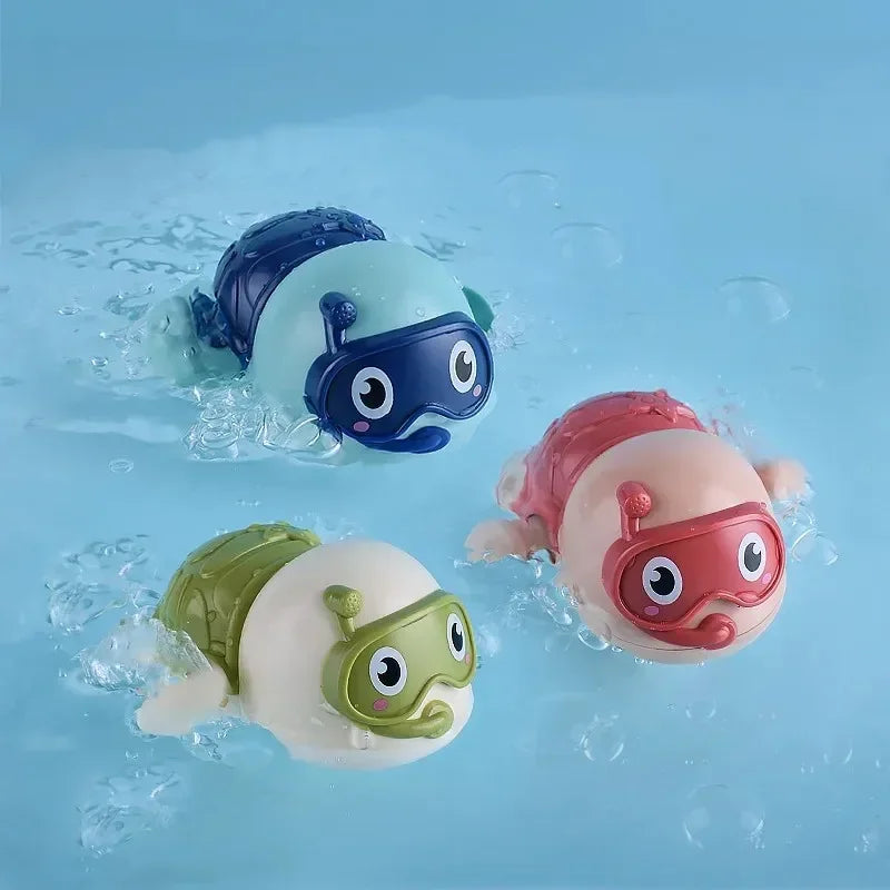 Baby Bath Toys for Kids Swimming Floating Clockwork Cute Water Play Toys Funny Children Educational Bathroom Shower Bathtub Toy