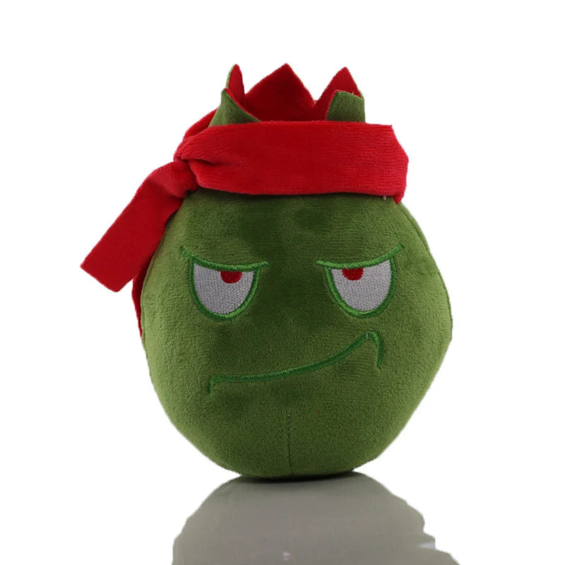 Plants vs Zombies Peashooter Plush Toy Doll Heavenly Peach Grapeshot Fire Gourd Plush Soft Stuffed Toys Gifts for Children Kids