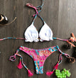 2022 Sexy Bikini Floral Print Swimwear String Bikini Set Push Up Swimsuit Bikinis Women Biquini Beach Bathing Suit Women