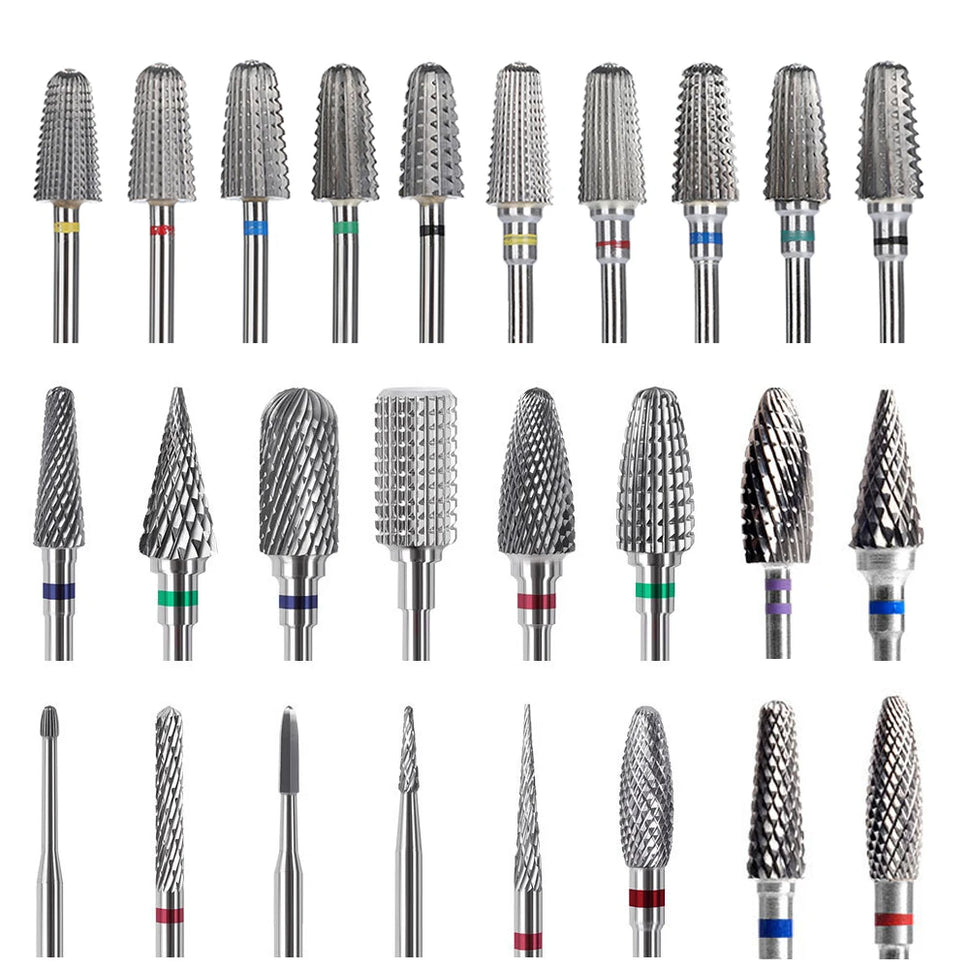 Carbide Milling Cutter Professional Manicure Electric Rotary Manicure Machine Drill Bit Nail Sanding Head For Removing Acrylic