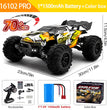 1:16 70KM/H Or 50KM/H 4WD RC Car With LED Remote Control Cars High Speed Drift Monster 4x4 Truck for Kids vs Wltoys 144001 Toys