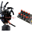 6 Dof Robotic Arm with 5 Dof Bionic Robot Hand Finger Claw for Arduino For Raspberry Pi 5 Kit Programmable Manipulator Project