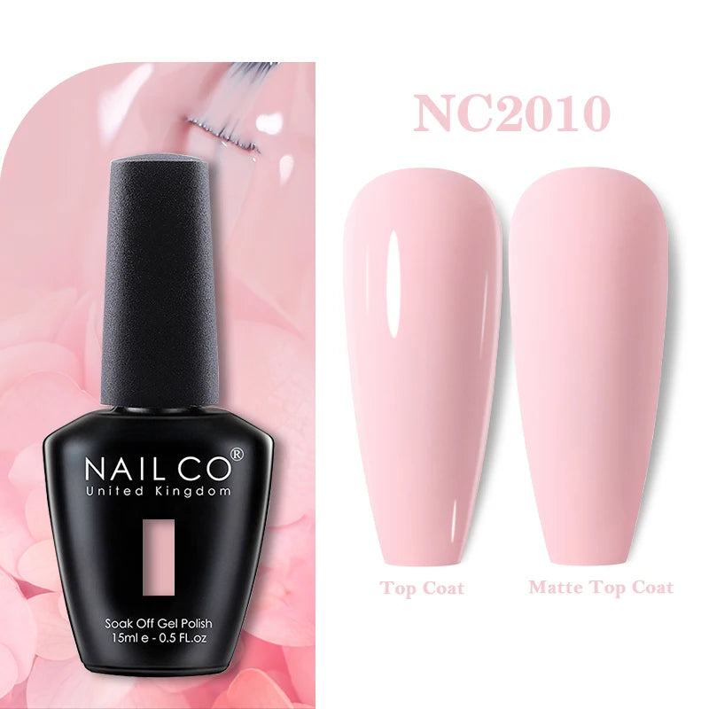 NAILCO 15ml Nail Gel Polish Vernis Semi Permanent UV Varnish Nails Art Manicure Design TOP BASE Hybrid Nail Supplies Nail Glue