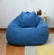 Large Small Lazy Sofas Cover Chairs without Filler Linen Cloth Lounger Seat Bean Bag Pouf Puff Couch Tatami Living Room Beanbags