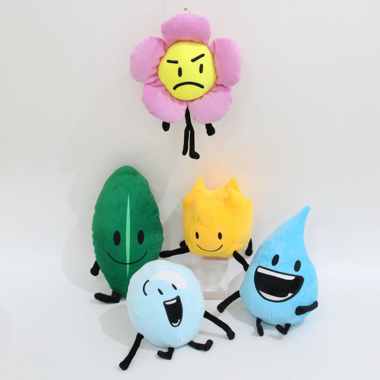 37 Style Battle for Dream Island Plush Toy BFDI Leafy Firey Flower Waterdrop Four X Cake Lollipop Stuffed Doll Kid Birthday Gift