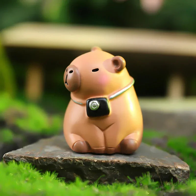 12pcs New Capybara Blind Box Simulation Mini Capibara Action Figures Doll Children Birthday Christmas Gift