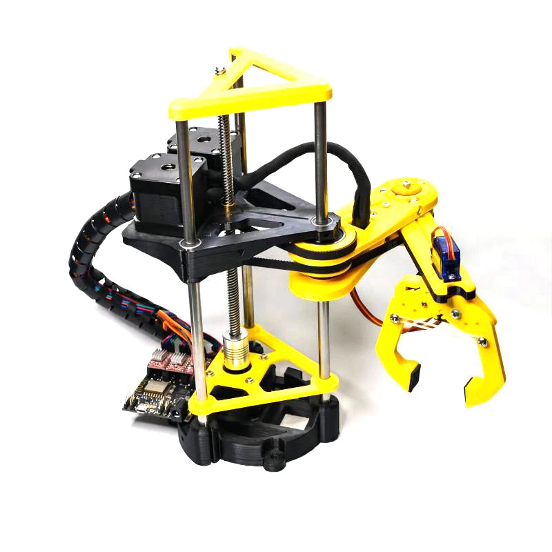 3D Print Graphics Scara Robotic Arm with Stepper Motor Scara Robot Mamipulator for Arduino Robot for Python Programmable DIY Kit