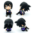 9cm Naruto Anime Figure Naruto Kakashi Action Figure Q Version Kawaii Sasuke Itachi Figurine Car Decoration Collection Model Toy