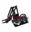 SG90 4 DOF Unassembly Acrylic Mechanical Arm Bracket Robotic Manipulator Claw For Arduino UNO Learning DIY Kit Programmable Toys