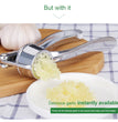 Garlic Press Mincer Stainless Steel Multifunction Crusher Kitchen Cooking Ginger Squeezer Masher Handheld Ginger Mincer Tools