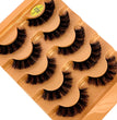 5pairs Classic Hybrid Volume Lashes New Arrival Wispy D Curl Short Russian Strip Lashes Makeup False Eyelashes