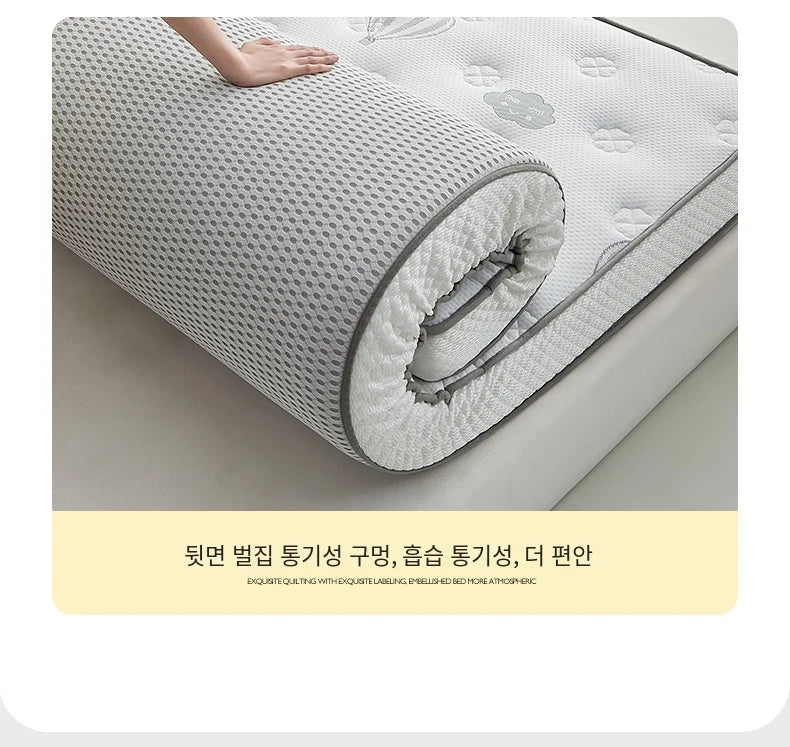 New Class A Knitted Embroidery Latex Mattress with Memory Foam and High Density Support for a Comfortable Sleep Tatami Mat