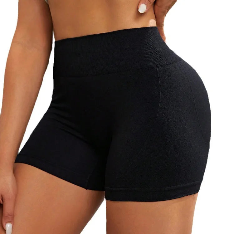 Fitness Shorts Female Tight Cycling Yoga Breathable Sports Pants High Waist