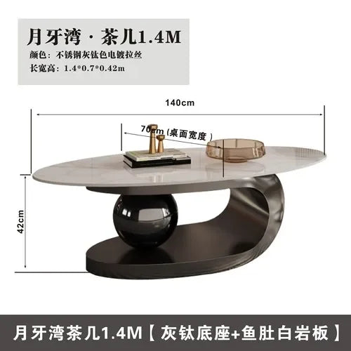 Nordic Living Room Coffee Tables Modern Design Decor Oval Coffee Tables Minimalist Mesa De Centro De Sala Home Furniture