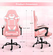 Gaming Chair, Backrest and Seat Height Adjustable Swivel Recliner Racing Office Computer Ergonomic Video Game Chair