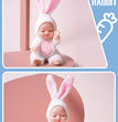 1pcs 13cm Sleep Baby Doll New Fashion Simulation Rebirth Dolls Mini Cute Doll Cartoon Animal Kids Toy for Children Birthday Gift