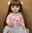 Lifelike Reborn Dolls Realistic Full Silicone Baby Bebe Vinyl 50CM Newborn Girl Doll Princess Toddler Toy Gift