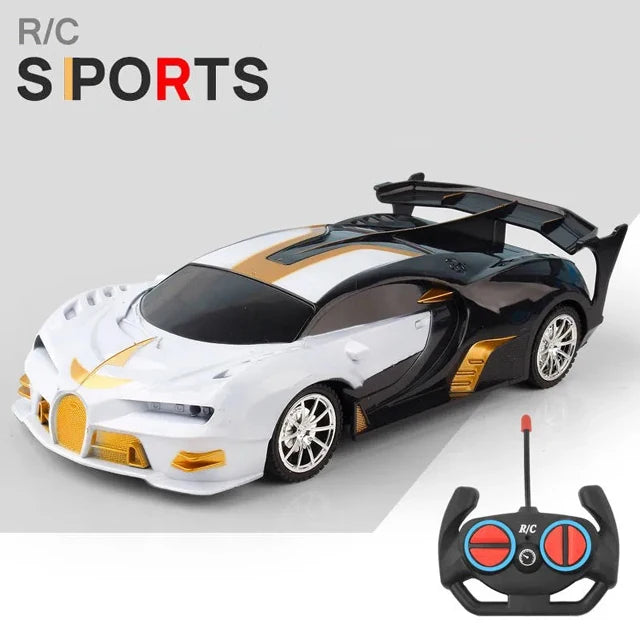 1/18 RC Car LED Light 2.4G Radio Remote Control Sports Cars For Children Racing High Speed Drive Vehicle Drift Boys Girls Toys