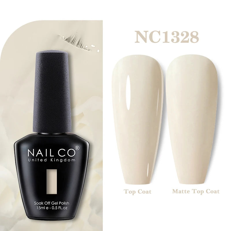 NAILCO 15ml Nail Gel Polish Vernis Semi Permanent UV Varnish Nails Art Manicure Design TOP BASE Hybrid Nail Supplies Nail Glue