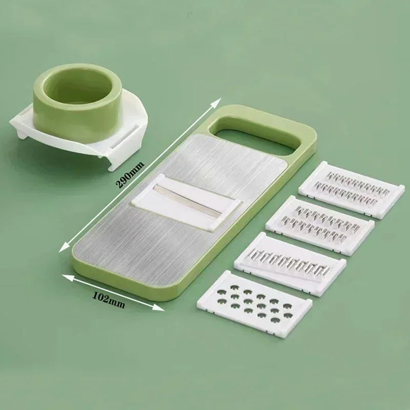 Kitchen Manual Vegetable Slicer Stainless Steel Vegetable Slicer Shredder Cutter Potato Shredders Garlic Carrot Grater Chopper