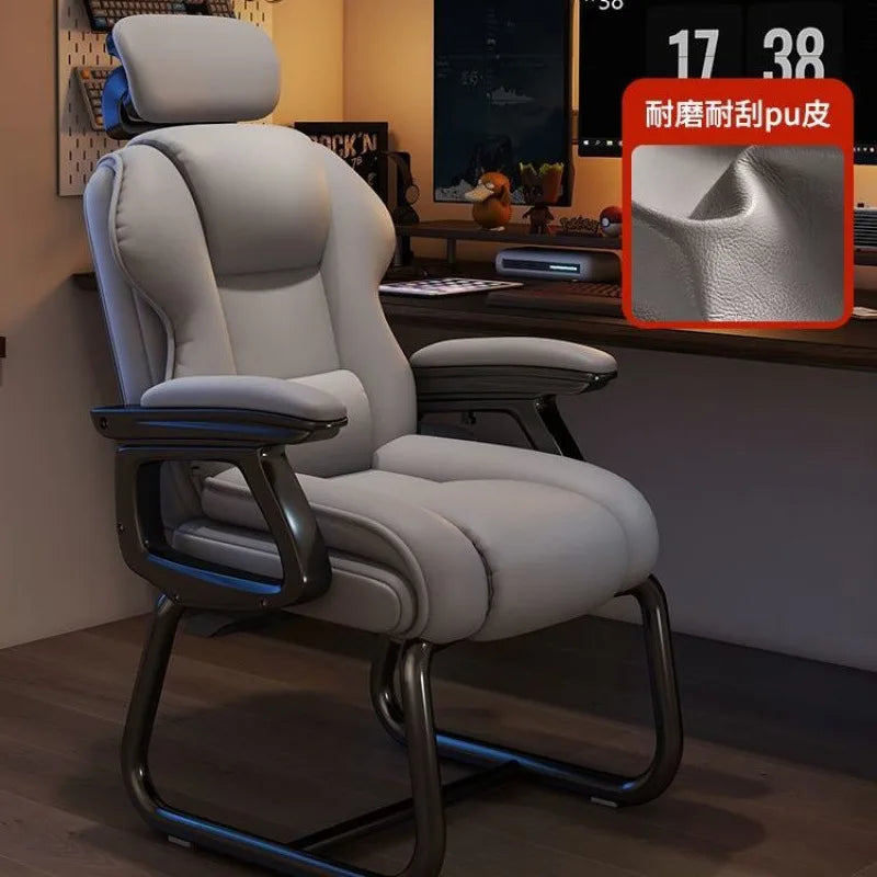 Computer Chair Comfortable Sitting Bow Shaped Reinforced Office Chair Reclining Sofa E-sports Boss Chair Dropshipping New