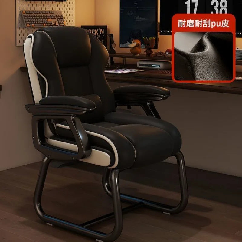 Computer Chair Comfortable Sitting Bow Shaped Reinforced Office Chair Reclining Sofa E-sports Boss Chair Dropshipping New