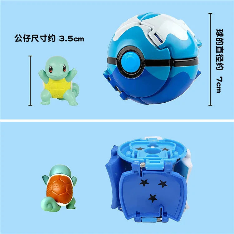 Pokeball Pokemon Figurine Elf Ball Anime Figure Cartoons Pikachu Charizard Pocket Monster Pet Anime Action Model Toy Kids Gifts