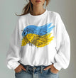 Ukrainian Traditional Graphic Print Women's Sweatshirts Oversized Hoodies Long Sleeve Women Clothing Casual Top Sweatshirts