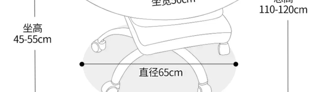 Lazy Computer Sofa Chair Home Comfortable Sedentary Backrest Desk Chair Bedroom Lazy Chair Office Chair Ergonomic Game Chair