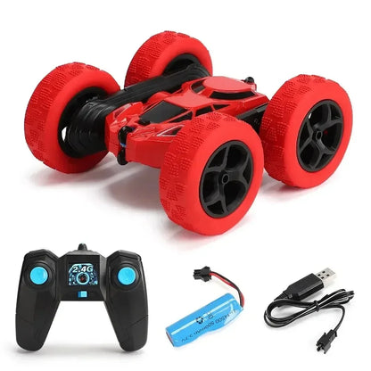 Rc Stunt Car Kids Double Sided Flip Remote Control Cars 2.4G High Speed 360° Rotation Drift Auto Toys Gifts for Boy Girl