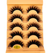 5pairs Classic Hybrid Volume Lashes New Arrival Wispy D Curl Short Russian Strip Lashes Makeup False Eyelashes