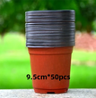 Thin section Flowerpot Plastic Grow Box Fall Resistant Tray For Home Garden Plants Nursery Cup Transplant Flower Plant Pots D4