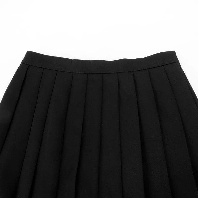 Sexy Mini Skirt Women New Summer Black Fashion Zipper Partywear Casual Slim Pleated Skirt Elegant Versatile Sexy Female Skirt