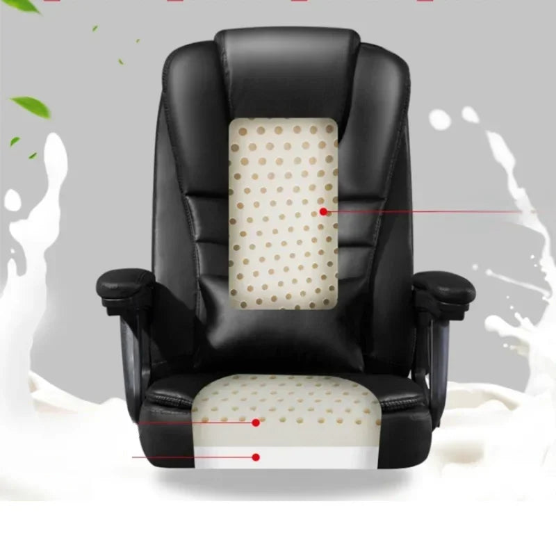 Home Computer Office Chair Comfortable Ergonomic Boss Recliner Office Chair Work Arm Silla Oficina Living Room Furnitures QF50BG