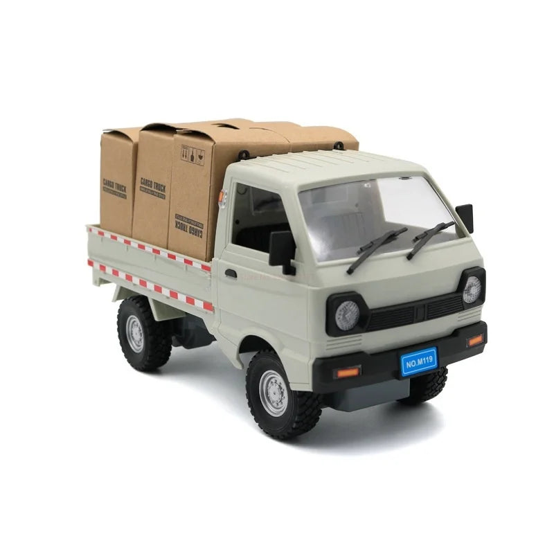 1:10/1:16 Wpl D12 Rc Car Simulation Drift Climbing Truck Led Light Cargo Rc Electric Toy Model For Boys Christmas Surprise Gifts