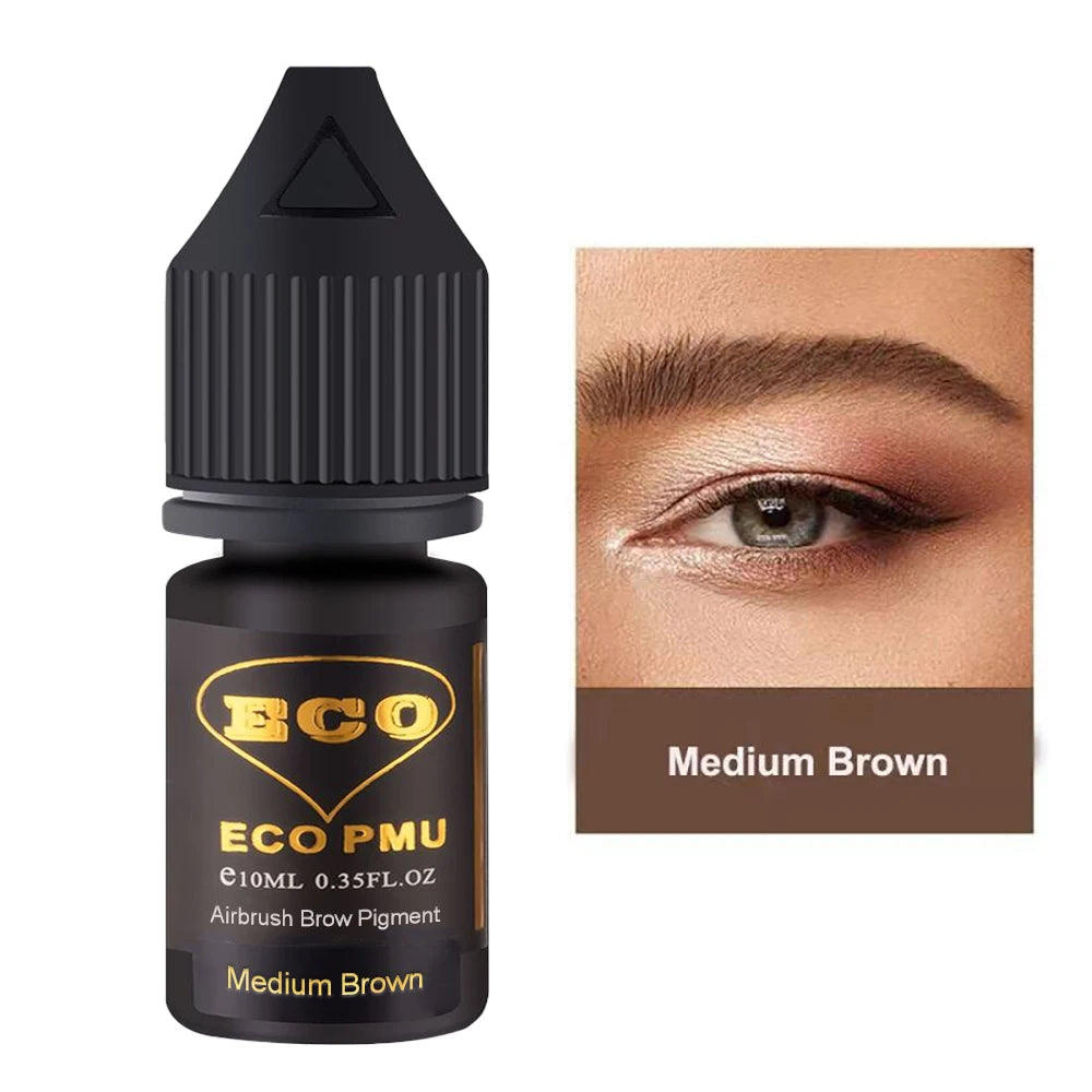 Eyebrow Tint Airbrush Brow Pigment for Hybrid Dye&Tint 10ml Tattoo Ink Supplies Tinta para tatuar Maquiagem Makeup Maquillaje