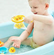 Baby Bath Toys for Kids Bathtub Duck Toy Set,Kids Floating Bath Toys with 6 Pcs  Ducks Fishing Net, Bathroom Toddler Toys Water