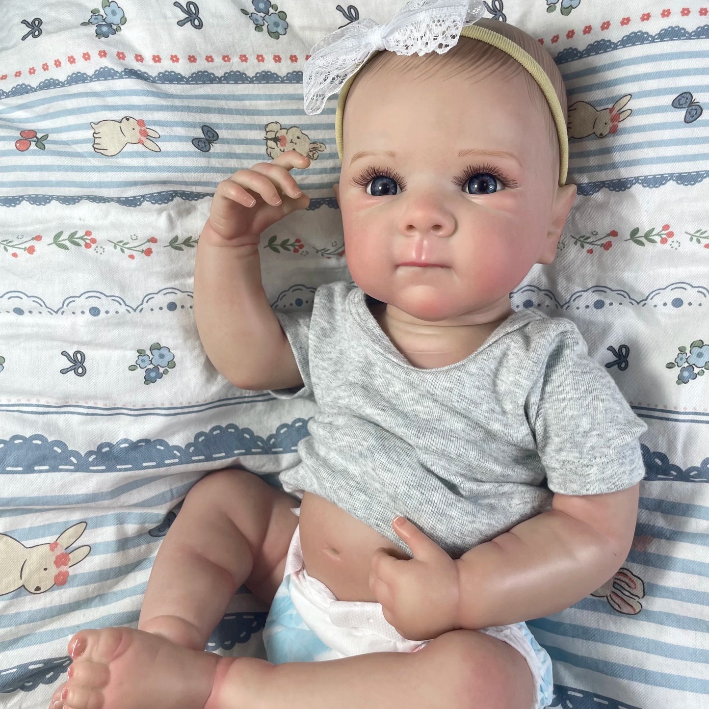 18 Inch Bettie Full Body Soft Silicone Vinyl Girl Reborn Baby Doll With Painted Lifelike Hair Bebe Reborn Toys