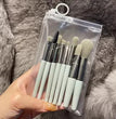 13purpleflower holly leaf makeup brush suit soft hair face powder highlight blush brush eye shadow brush full set of beauty tool