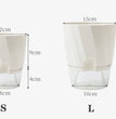 Lazy Hydroponic Flower Pot Automatic Water-Absorbing Flowerpot Transparent Double Layer Plastic Self Watering Planter Office