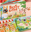 Montessori Baby Busy book My First Quiet Book Paste Early Learning Education Toy Children Toy Matching Game for Babies 2 3 Years